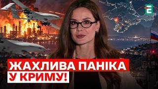 САРАТОВСЬКИЙ НПЗ – у вогні, ЕНГЕЛЬС та МЕЛІТОПОЛЬ – під УДАРОМ. РФ будує фортецю у Криму