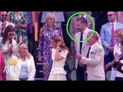 Not Just Catherine! Her Handsome Secretary QUIETLY Stole the Show at Wimbledon - Royal Insider