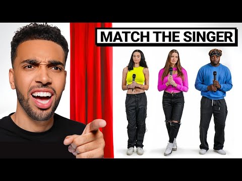 Match The Singing Voice To The Person