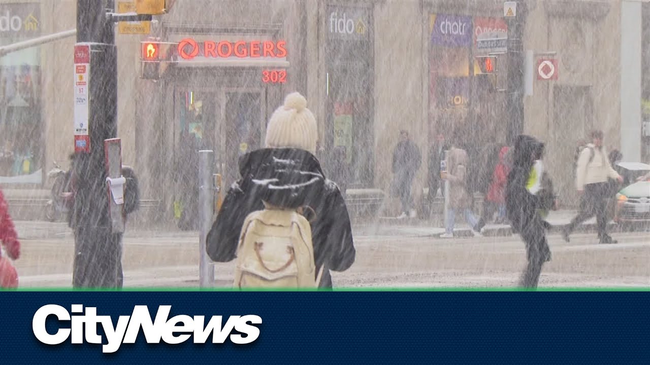 First Significant Snowfall of the Season hits Toronto