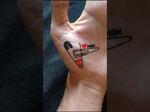 Tutorial tattoo by ordinary pen ⭐ #shorts #youtubeshorts #tattoo #art #artist