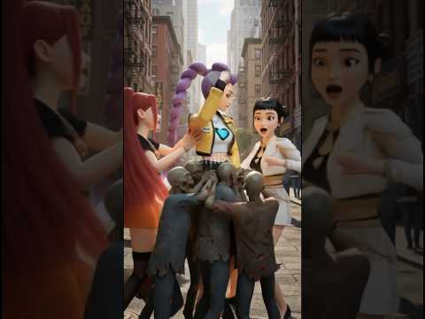 POV: When Rumi Gets Bitten by a Zombie #demonhunters #zoey #mira #rumi #huntrix #kpop #zombies