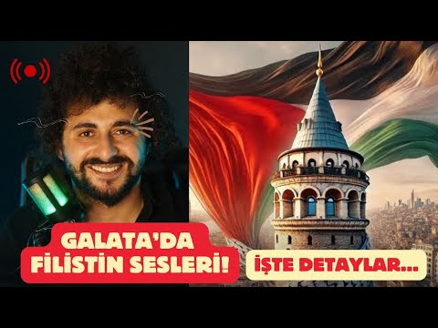 GALATA’DA FİLİSTİN SESLERİ! ONBİNLERCE KİŞİ… İŞTE DETAYLAR, CANLI!