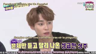 [Sub Español] 150617 Weekly Idol UNIQ Completo
