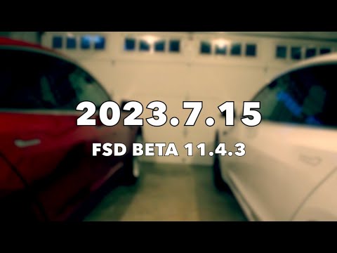 Tesla Software Update | FSD Beta 11.4.3 | 2023.7.15