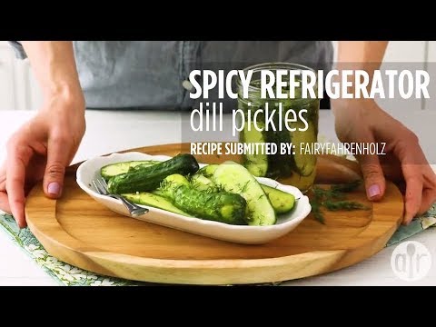 How to Make Spicy Refrigerator Dill Pickles | Snack Recipes | Allrecipes.com