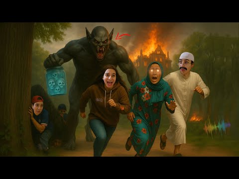 لما الوحش المفترس👹يهجم علي زيكو ويخطفه🔊اسطوره الوحش العملاق رجعت!😨(اليوم اتحول لكارثه☠️|روان😍