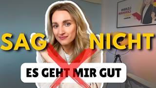 Sag nie ❌ "Es geht mir gut" - 🇩🇪 Learn German Fast