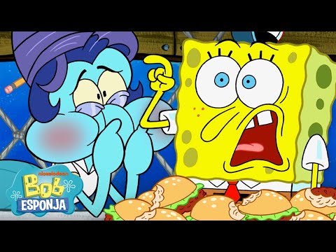 Bob Esponja | Todos los DETRACTORES de las Cangreburguers 😒 | Recopilación de 30 minutos | Español