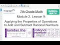 Understanding Rational Numbers and Operations