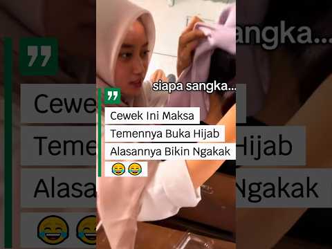 Cewek Ini Sembunyiin Sesuatu di Hijabnya!