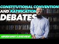 Exploring the Constitutional Convention and Ratification Debates