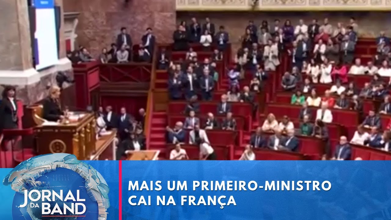 Mais um primeiro-ministro cai na França | Jornal da Band