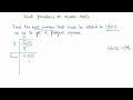 Perfect Squares and Long Division