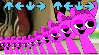 All the Sizes Of Sprunki Pinki VS All the Sizes Of Sprunki Brud FNF Mods