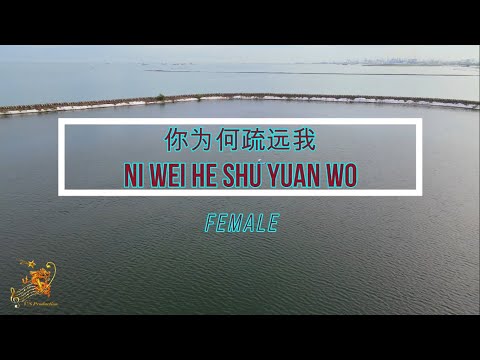 Ni Wei He Shu Yuan Wo (你为何疏远我 ) Female Version – Karaoke mandarin with drone view