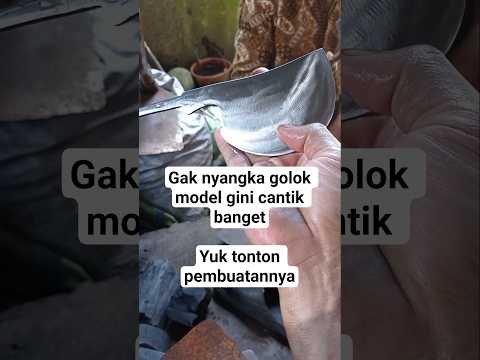 #pandebesi gak nyangka golok seperti ini cantik banget
