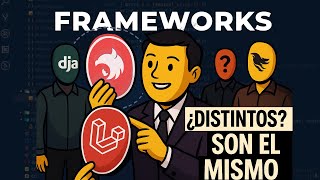 5 Frameworks Backend que comparten ideas pero no Lenguajes