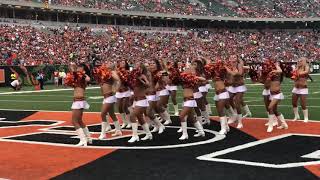 10-07-18 Bengals vs Dolphins Ben-Gal Cheerleaders COW routine
