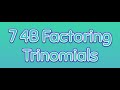 Factoring Trinomials: Key Concepts and Techniques