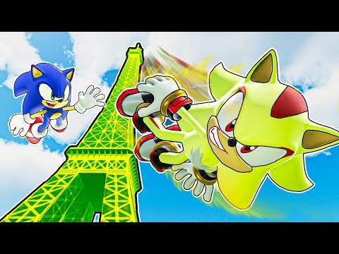 Becoming SUPER SHADOW in Climb and Jump Simulator Roblox!