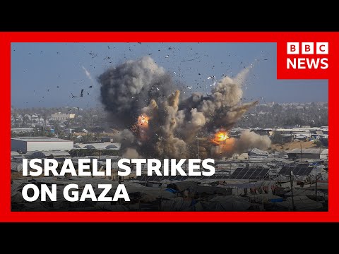 YouTube video thumbnail: Israeli Air Strikes Kill at Least 28 Palestinians in Gaza, Rescue Officials Say