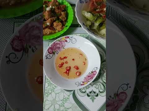 bữa cơm gia đình đơn giản mà ngon #monanngon