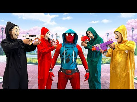 SUPERHERO's Story || 5 SPIDER-MAN Bros Meet TUNG TUNG TUNG in The Park & Super House ( Mystery POV )