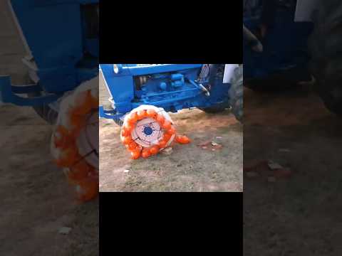 tractor experiment😱 janu yt 009 #subscribe #short #viral #song #newsong