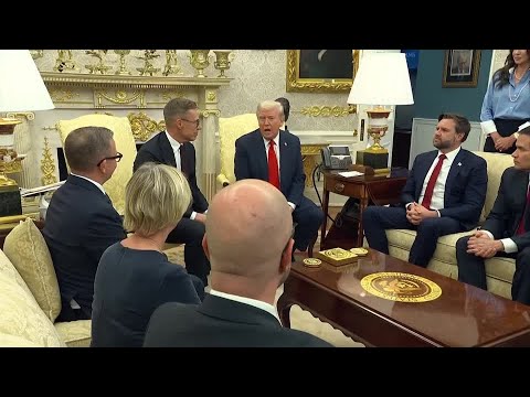 YouTube video thumbnail: Trump and Finland's Stubb Approve Deal for Icebreaker Ships