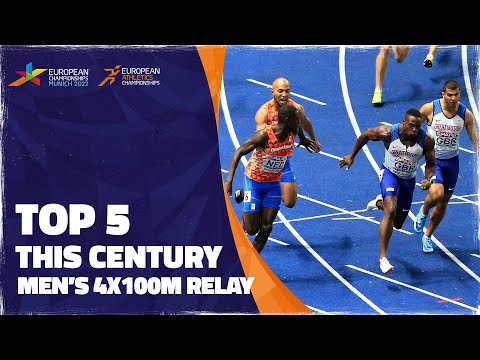 Fastest Men’s 4x100m Relay Finals Of The 21st CENTURY | Top 5 |  European Athletics Championships