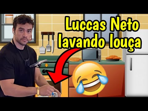 JESSI FLAGRA LUCCAS NETO LAVANDO LOUÇA NA MANSÃO!