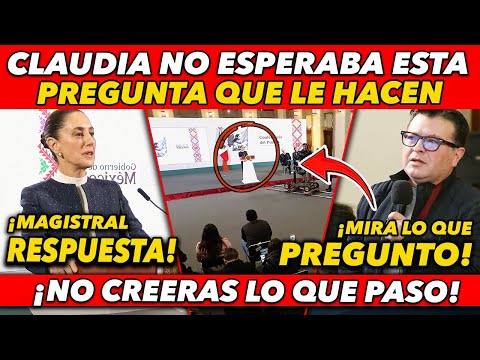 NO LO CREERAS! LA PRESIDENTA NO ESPERABA ESTA PREGUNTA QUE LE HACE ESTE VALIENTE REPORTERO