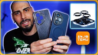 Ucuza Telefon Sağlamlaştırma! Temu'dan Koruma Seti: Kılıf, Ekran, Arka ve Lens