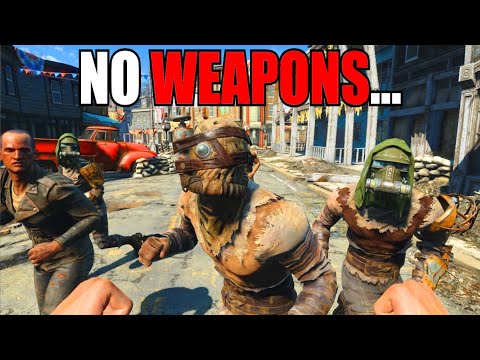 Fallout 4, but there's NO WEAPONS...