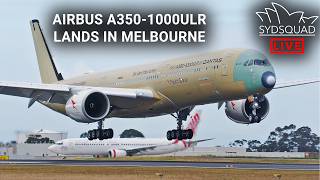 [4K] Airbus/Qantas A350-1000ULR Landing From Toulouse Blagnac @ Melbourne Airport! #ProjectSunrise 