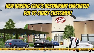 *NEW* Raising Cane's Restaurant EVACUATED in Rensselaer County Roblox Roleplay