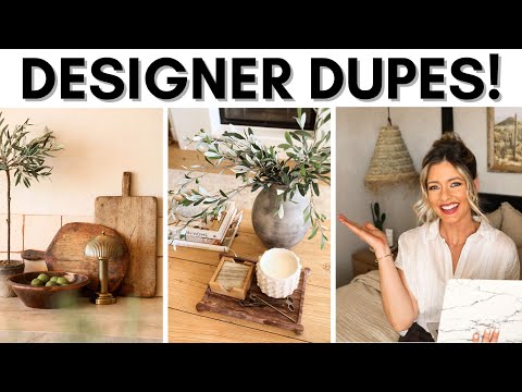 HOME DECOR DUPES || HOME DECORATING TIPS & IDEAS || HIGH-END LOOK FOR LESS