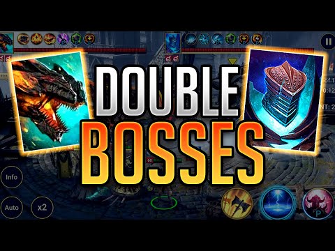 DAY 1 SINTRANOS! FIRST HIT AGAINST THE DOUBLE BOSSES! | Raid: Shadow Legends