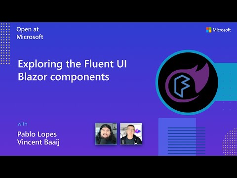 Exploring the Fluent UI Blazor components