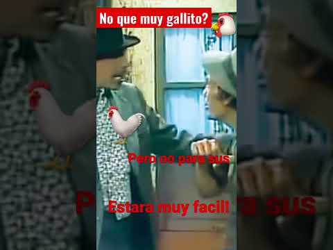 No que muy gallito