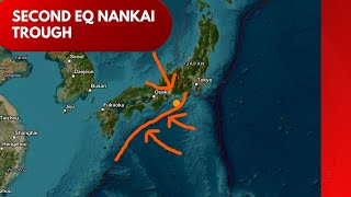 4.8 Earthquake section E of the Nankai Trough Japan. Southern California EQ activity. Sunday Night