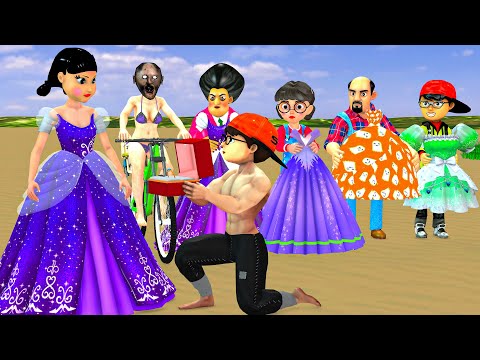 Scary Teacher 3D vs Squid Game Choose Wedding Princess Dress Doll Nice or Error 5 Times Challenge