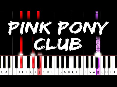 Chappell Roan - Pink Pony Club - Piano Tutorial