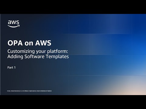 OPA on AWS. Part 1 Introduction | Amazon Web Services