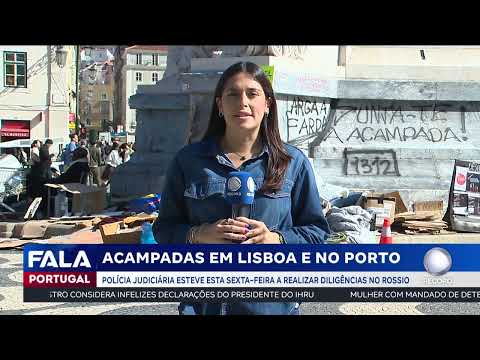 Acampadas em Lisboa e no Porto