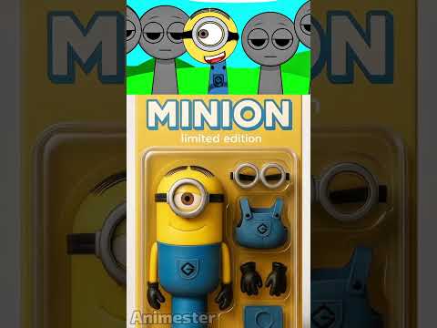 Incredibox Sprunki NEW OC - Minion (Stuart) Unboxing Action Figure!