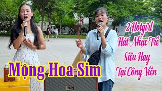 Mộng Hoa Sim | 2 Gái Xinh Cất Giọng Ai CŨng Xiêu Lòng Vì Hát Quá Tình Cảm | Hồng Thắm - Triệu Hằng