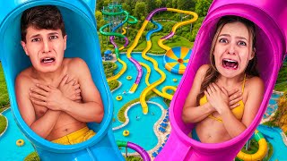 CHI URLA DI PIÙ SUGLI SCIVOLI D’ACQUA PIÙ VELOCI HA PERSO CHALLENGE!💦