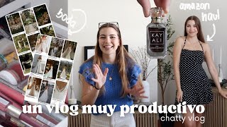 vlog | haul de Amazon, updates de boda y declutter de baño